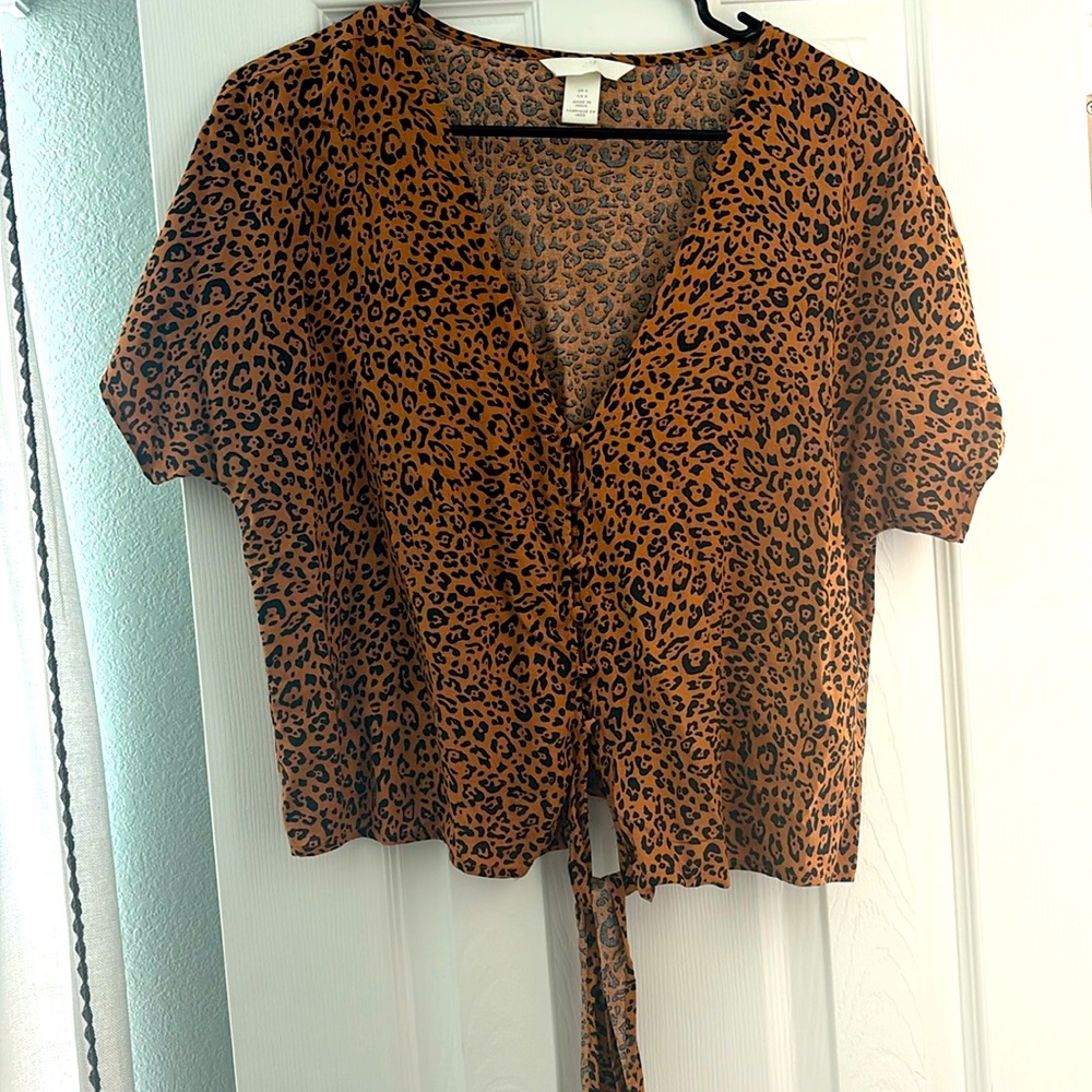 H&M Cheetah Top